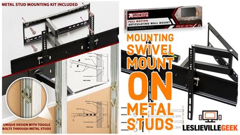 mount bracket to metal commercial stud|tv mounts for studs.